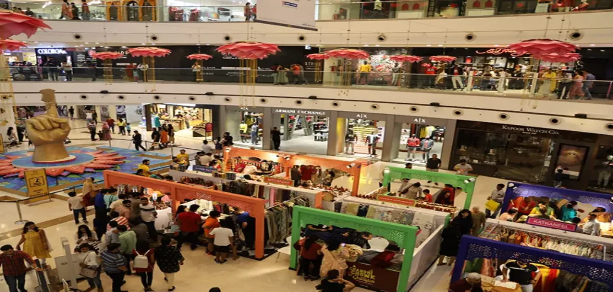 An NCR mall has huge footfall despite US curbs 