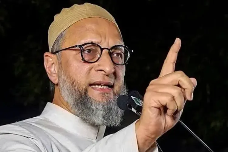 Asaduddin Owaisi (AIMIM) speaking at Manama as member of the All-Party delegation 