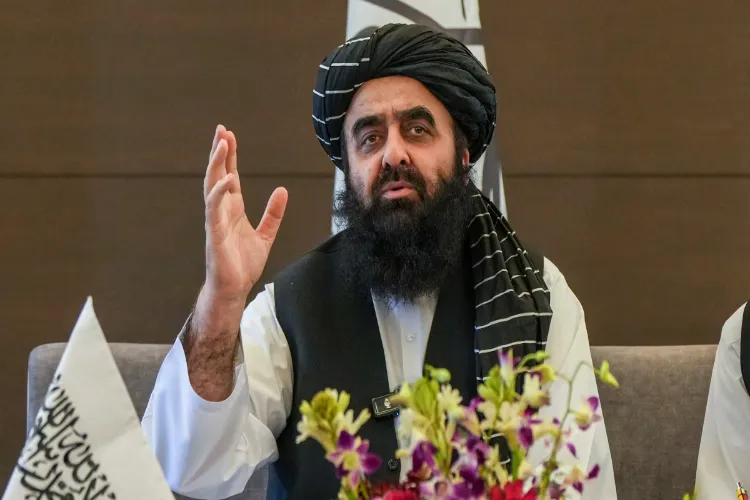 Afghanistan's Foreign Minister Amir Khan Muttaqi