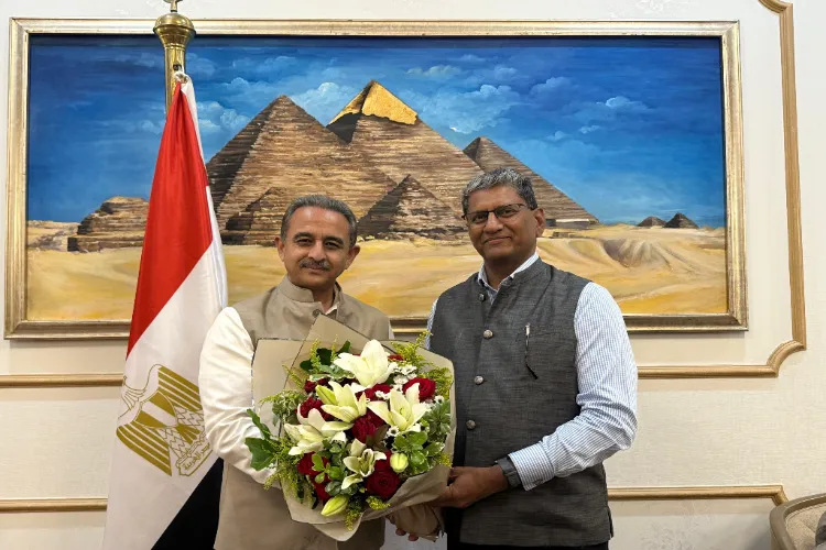 Minister of State for External Affairs Kirti Vardhan Singh in Cairo