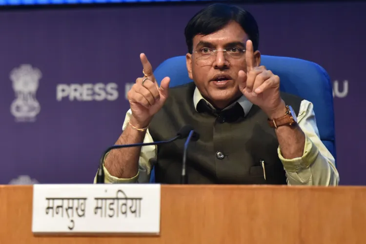  Union Minister of Youth Affairs and Sports, and Labour and Employment, Mansukh Mandaviya