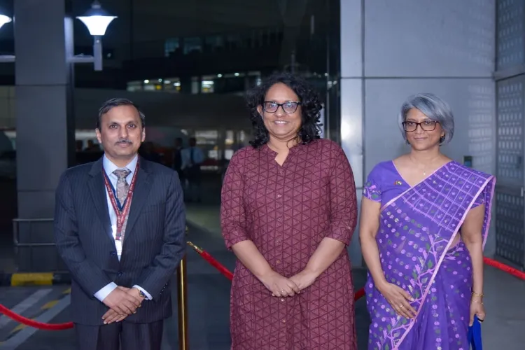 Sri Lankan PM Harini Amarasuriya arrives in New Delhi