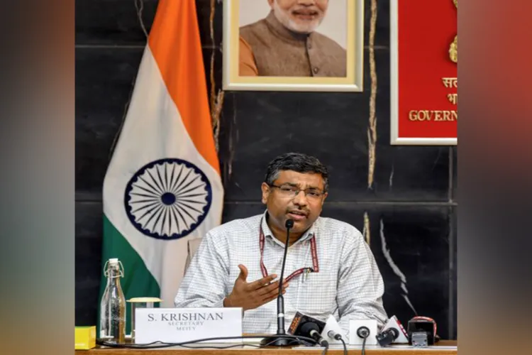  S Krishnan - Secretary, Ministry of Electronics and iInformation Technology