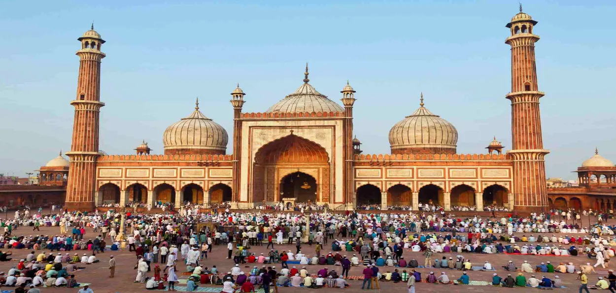 Jama Masjid in Delhi during Ramzan