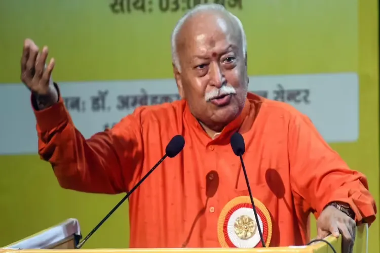 Rashtriya Swayamsevak Sangh (RSS) chief Mohan Bhagwat