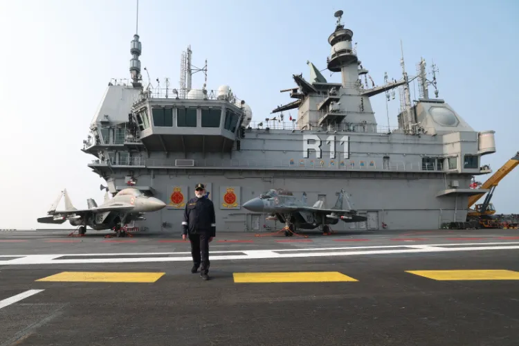 Narendra Modi on INS Vikrant 