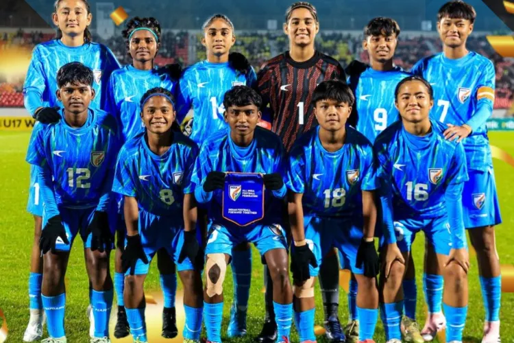 The India U-17 Women’s team 