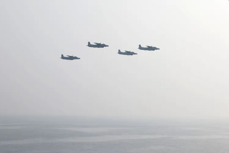 INS Vikrant's flypast