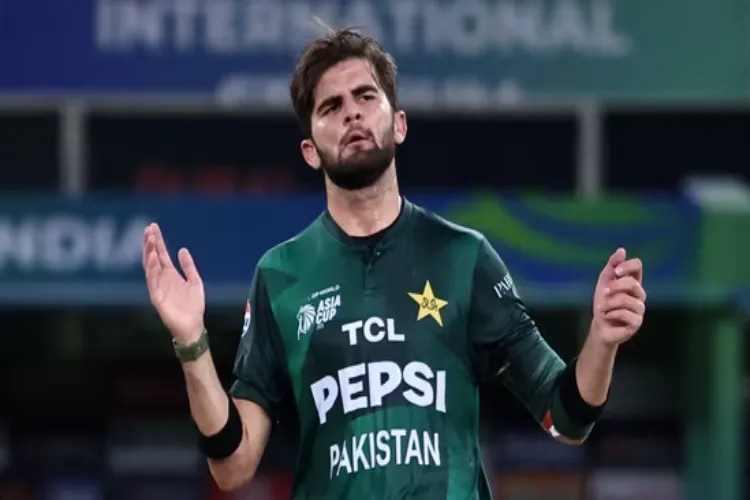 Pakistani cricketer Shaheen Afridi