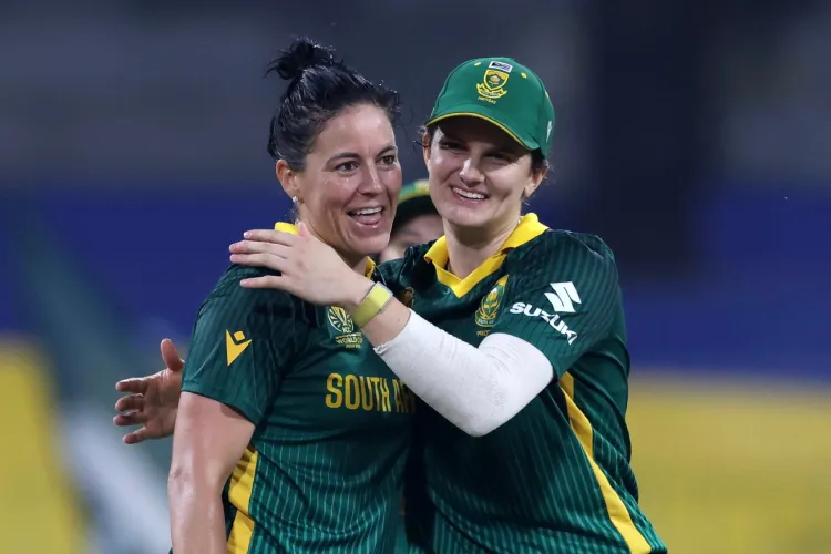 South African players after defeating Pakistan