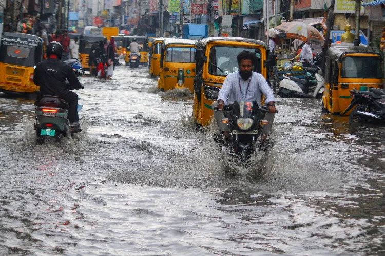 Waterlogged roads of Chennai (File)