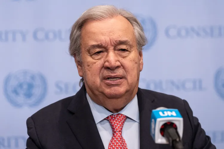 UN Secretary General Antonio Guterres 