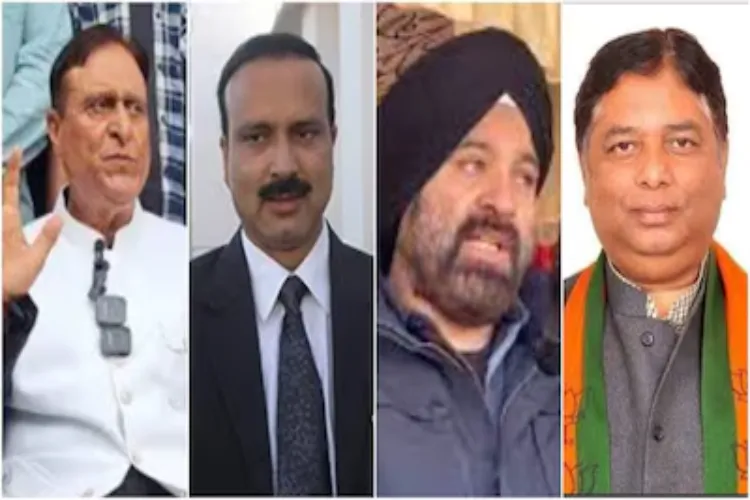 Choudhary Mohammad Ramzan, Sajjad Kitchloo, Shammi Oberoi and Sat Pal Sharma
