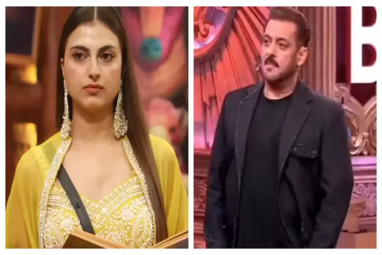 Actors Salman Khan and Farrhana Bhatt