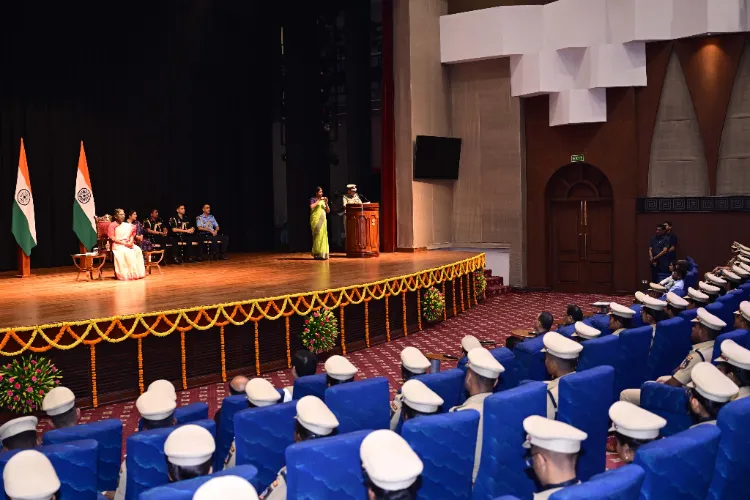 Indian Police Service probationers met President Droupadi Murmu at Rashtrapati Bhavan