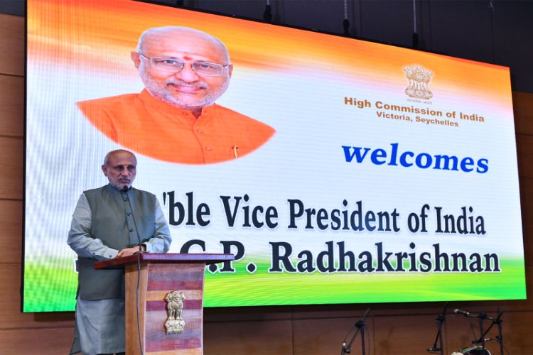 Vice President CP Radhakrishnan in Seychelles