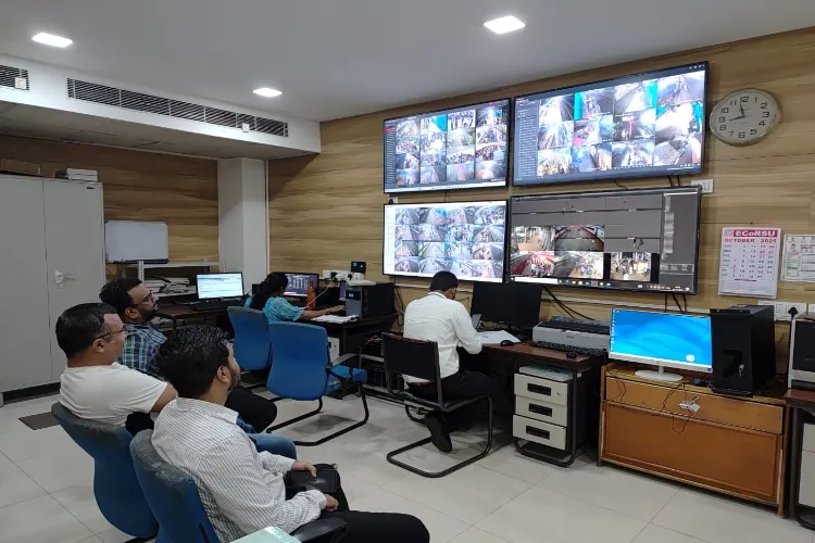 IMD monitoring room for Cyclonic storm Montha at Vishakhapatnam