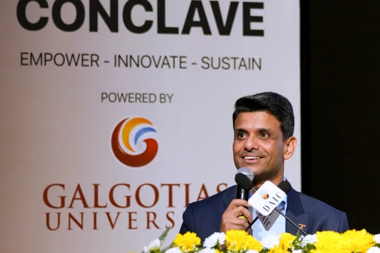 Indian Air Force Group Captain and astronaut Shubhanshu Shukla during the Future Frontiers Conclave 2025 organised by FICCI Ladies Organisation 