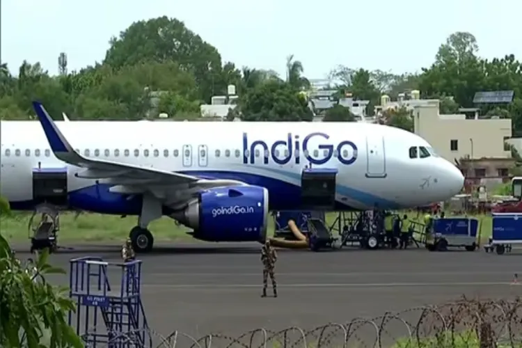 IndiGo plane (Representational)