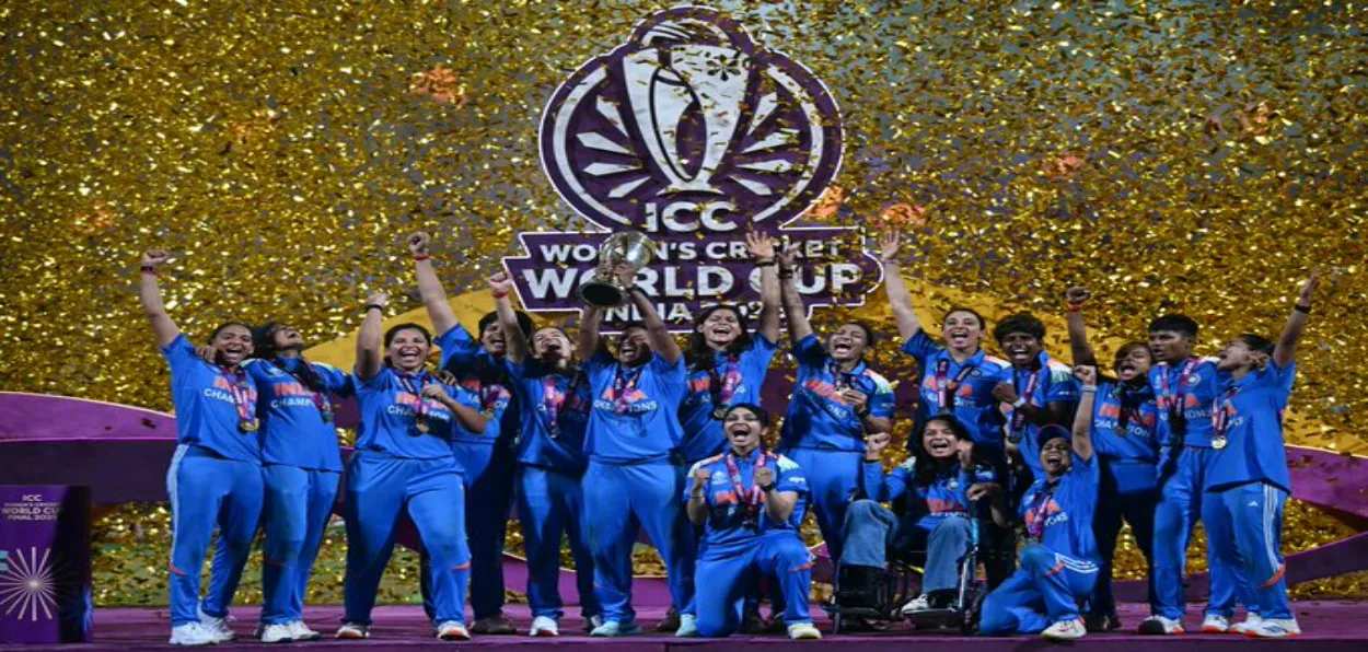 Team India celebrated World Cup Victory