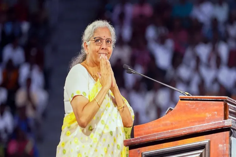 Finance Minister Nirmala Sitharaman