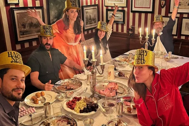 Actor Soha Ali Khan hosts dinner at home