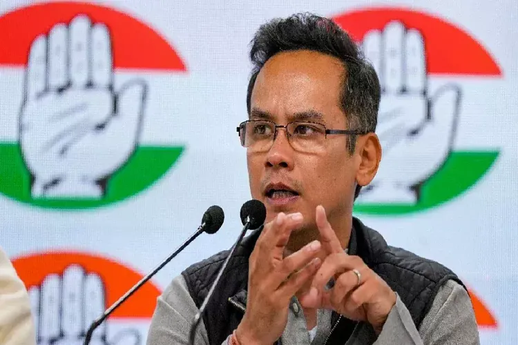 Deputy Leader of Congress in the Lok Sabha Gaurav Gogoi 