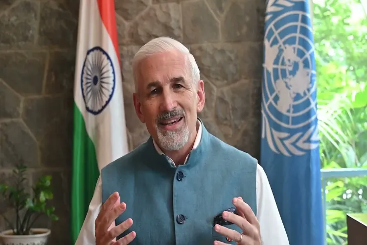 Shombi Sharp, the United Nations' Resident Coordinator for India