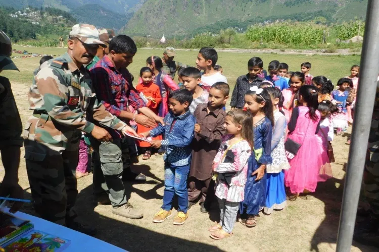 Army's utreach to locls in Chattru, Doda