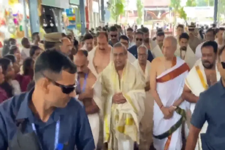 Mukeh Ambani at Sabrimala