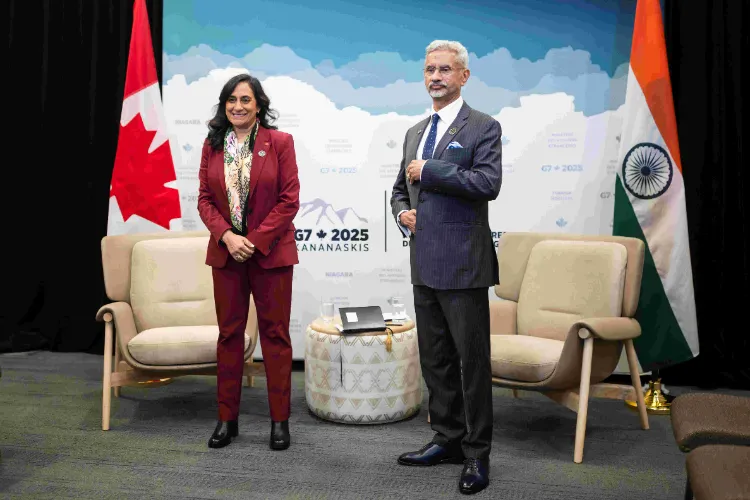 External Affairs Minister S Jaishankar with his Canadian counterpart, Foreign Minister Anita Anand