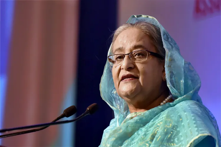 Former Bangladesh prime minister Sheikh Hasina