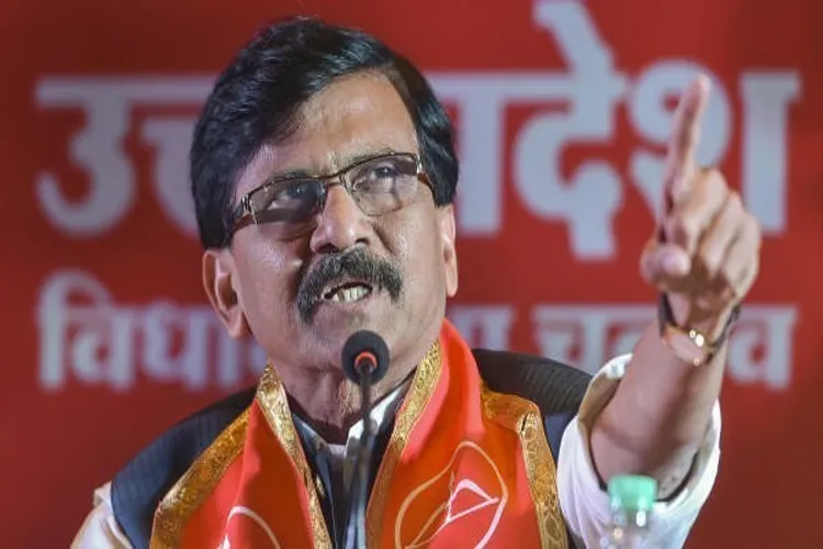 Shiv Sena (UBT) MP Sanjay Raut  Read more at: https://www.deccanherald.com/india/maharashtra/shiv-sena-ubt-questions-silence-of-rss-vhp-bajrang-dal-on-india-pakistan-cricket-match-3723352