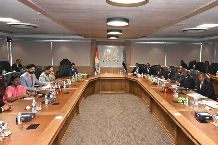 Botswana President Duma Boko and President Murmu's 