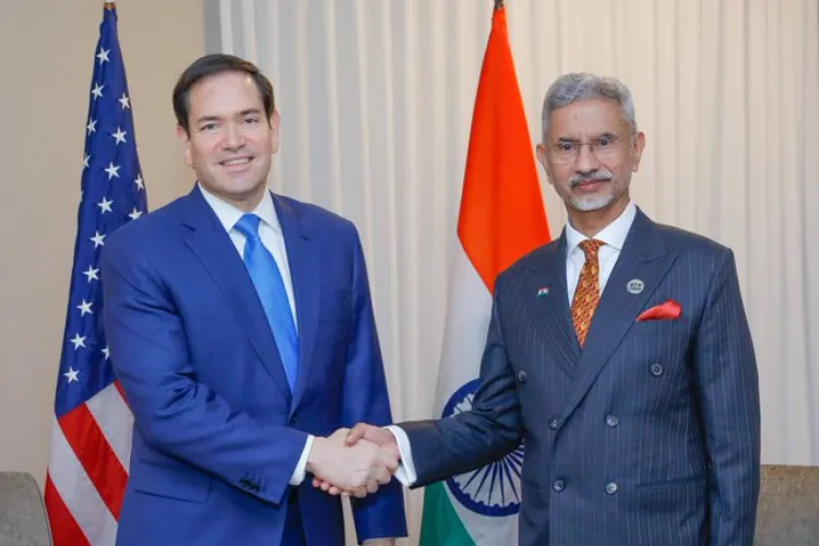  External Affairs Minister S. Jaishankar with U.S. Secretary of State Marco Rubio during the G7 Foreign Ministers’ Meeting in Canada 