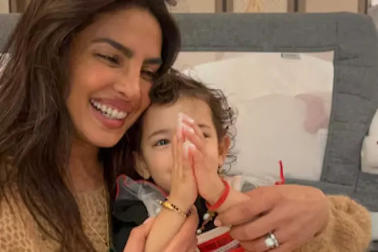 Priyanka Chopra Jonas with daghter Malti