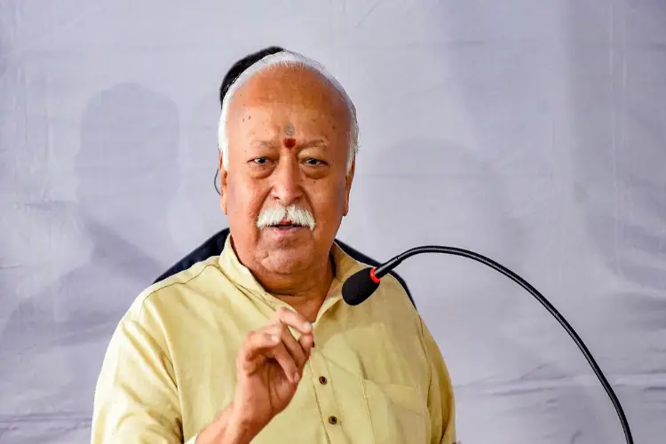 RSS Chief Mohan BhagwatRSS denies hiring US lobbying firm, says 