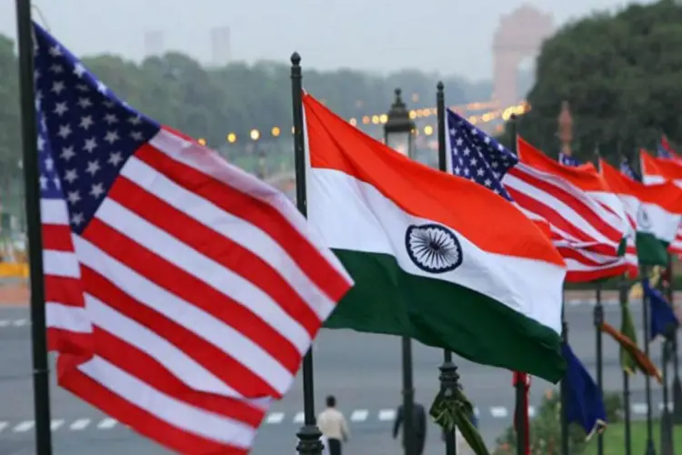 Flags of India and the USA
