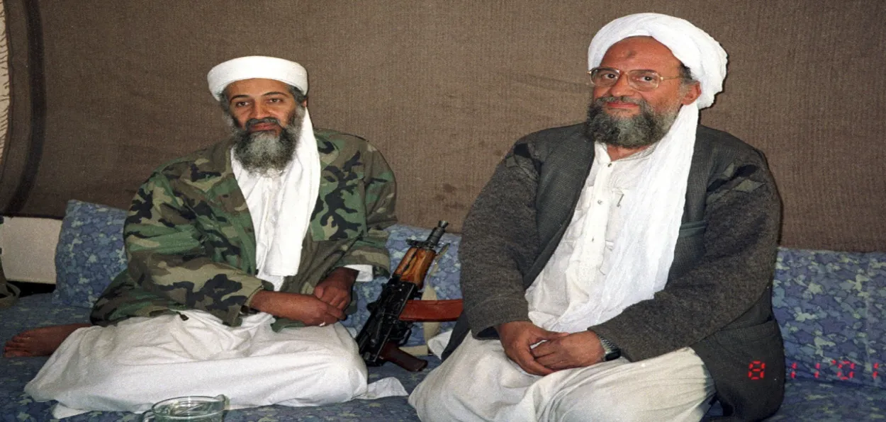 Osama bin Laden and Ayman al Zawahiri