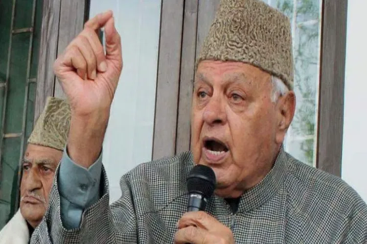 National Conference president Farooq Abdullah