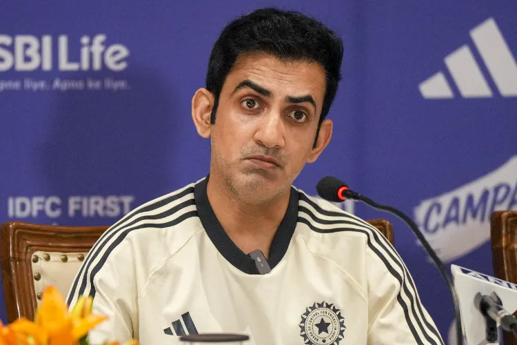 India's head coach Gautam Gambhir 