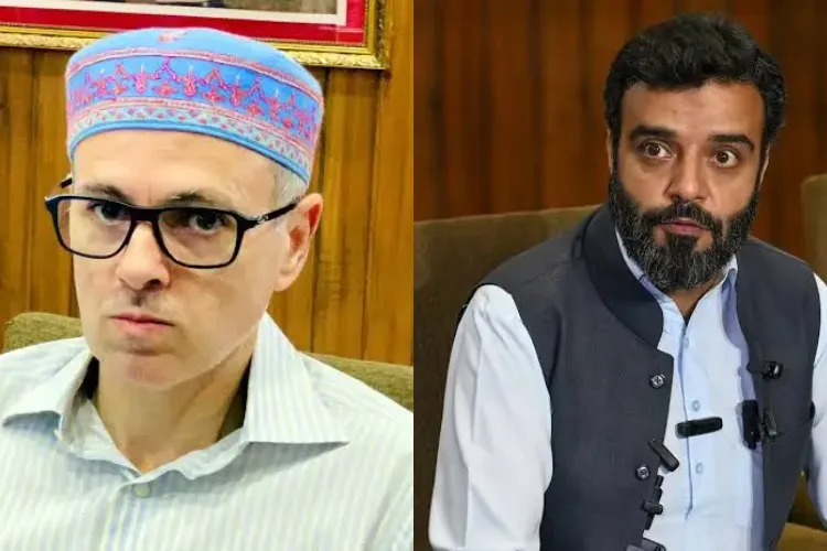 &K Chief Minister Omar Abdullah and MP Aga Syed Ruhullah Mehdi