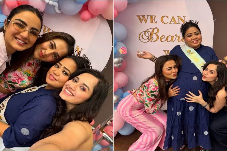 Pictures from comedian Bharti Singh's surprise baby shower party