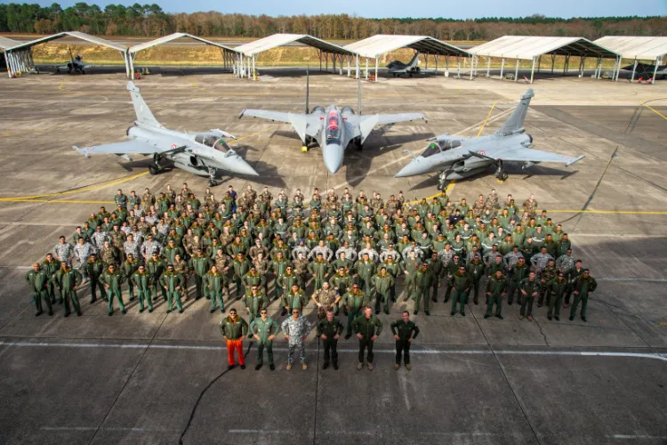 IAF and French Air Force personnel for 
