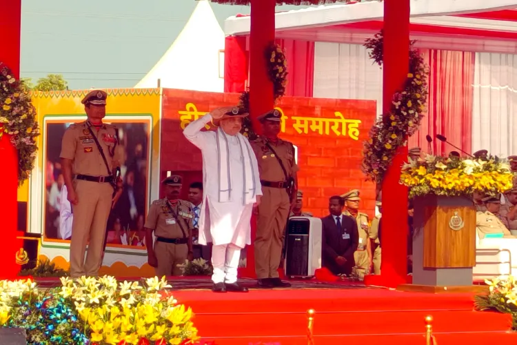 Home Minister Amit Shah at the BSF Raising Day function