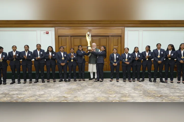 PM Modi with Blind Women’s T20 World Cup Champions