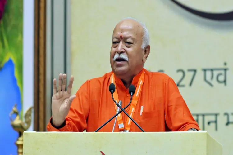 Rashtriya Swayamsevak Sangh (RSS) chief Mohan Bhagwat 