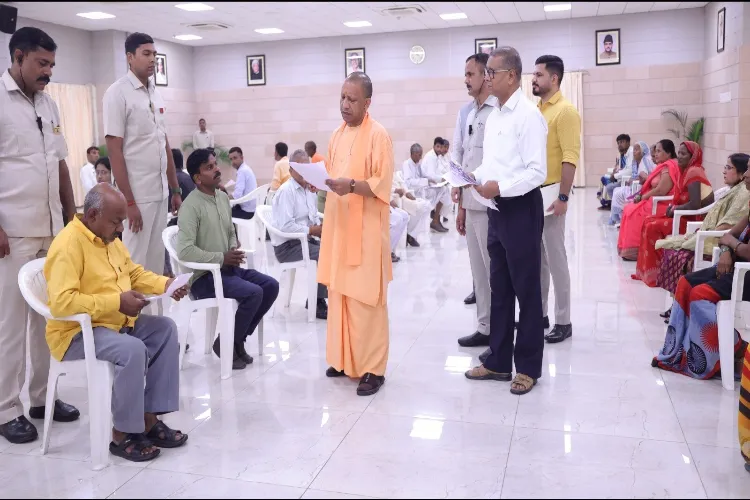 Uttar Pradesh Chief Minister Yogi Adityanath met around 200 people during Janata Darshan