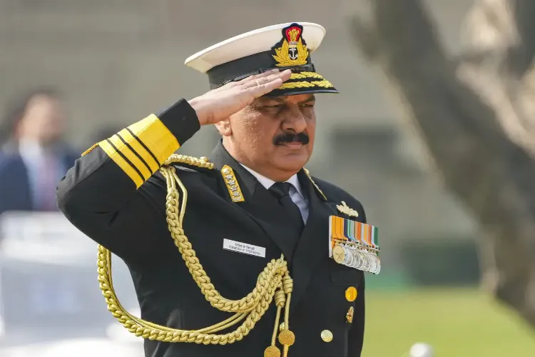 Navy Chief Admiral Dinesh K Tripathi
