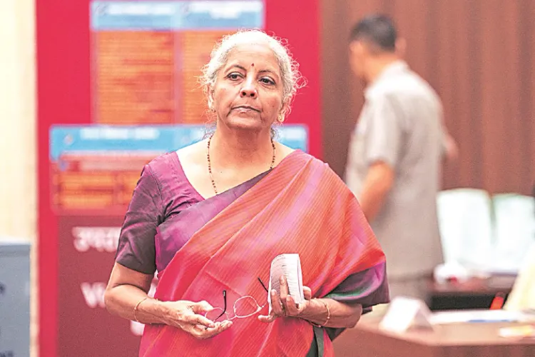 Finance Minister Nirmala Sitharaman